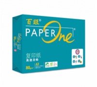 百旺/PaperOne 绿色包装 A3 80g 纯白 5包/箱 复印纸