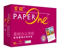 百旺/PaperOne 红色包装 A4 85g 纯白 5包/箱 复印纸